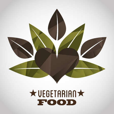 vegetarian food design, vector illustration eps10 graphicのイラスト素材