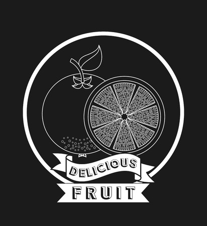 delicious fruit design, vector illustration eps10 graphicのイラスト素材