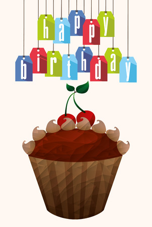 birthday invitation design, vector illustration eps10 graphicのイラスト素材