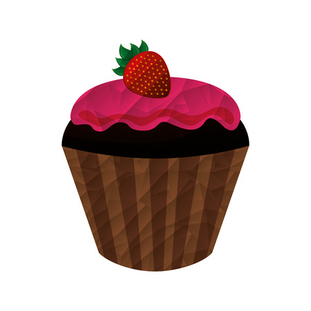 delicious cupcake design, vector illustration eps10 graphicのイラスト素材