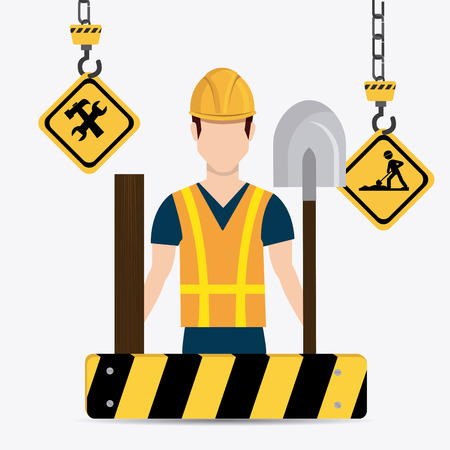 Construction digital design, vector illustration eps 10.のイラスト素材