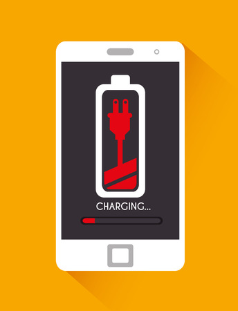 Battery digital design, vector illustration eps 10.のイラスト素材