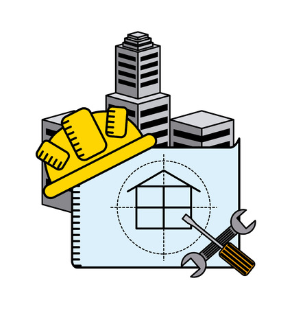 construction concept design, vector illustration eps10 graphicのイラスト素材