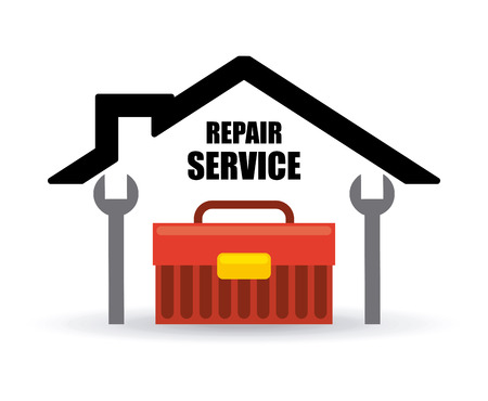 repair service design, vector illustration eps10 graphicのイラスト素材