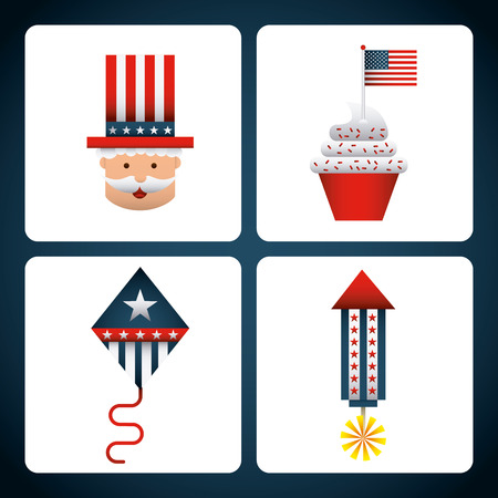 usa emblem design, vector illustration eps10 graphicのイラスト素材