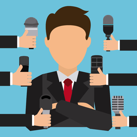 interview concept design, vector illustration eps10 graphicのイラスト素材