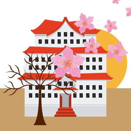 travel japan design, vector illustration eps10 graphicのイラスト素材