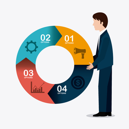 Business digital design, vector illustration eps 10.のイラスト素材