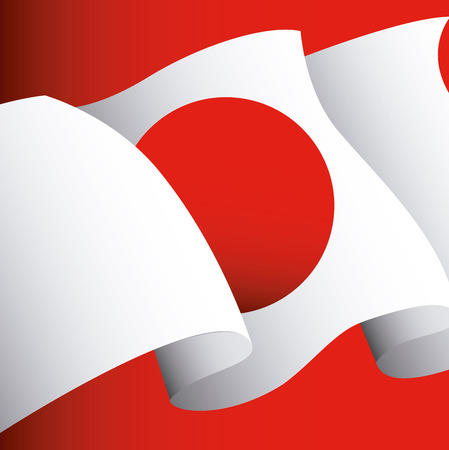 japan emblem design, vector illustration eps10 graphicのイラスト素材