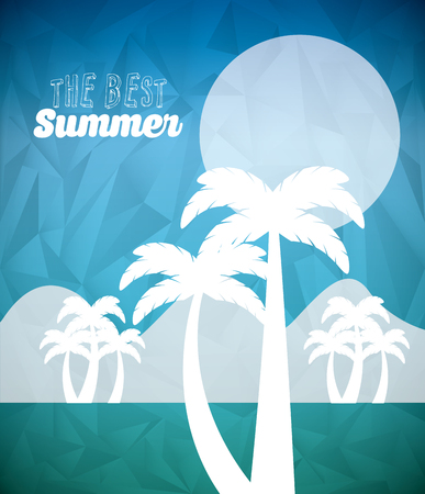 summer vacations design, vector illustration eps10 graphicのイラスト素材