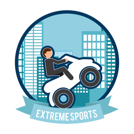 extreme sport design, vector illustration eps10 graphicのイラスト素材