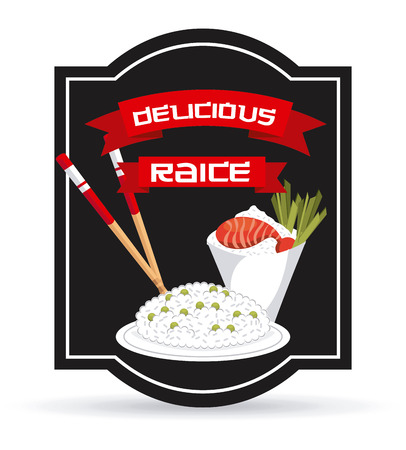 japanese food design, vector illustration eps10 graphicのイラスト素材