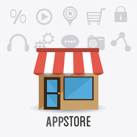 App store digital design, vector illustration eps 10.のイラスト素材
