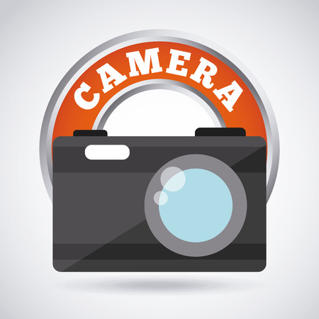 camera icon design, vector illustration   graphicのイラスト素材