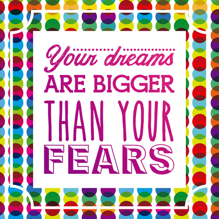 dreams postcard design, vector illustration   graphicのイラスト素材