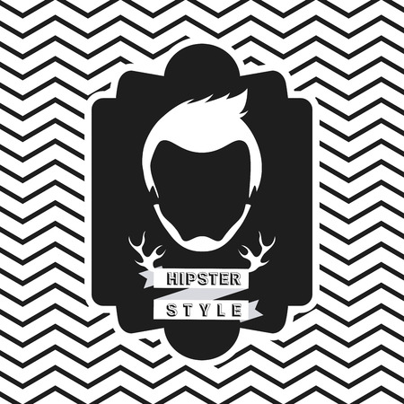 hipster lifestyle design, vector illustration   graphicのイラスト素材