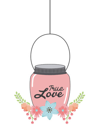 mason jar design, vector illustration eps10 graphicのイラスト素材
