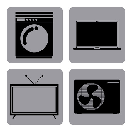 appliance icon design, vector illustration   graphicのイラスト素材