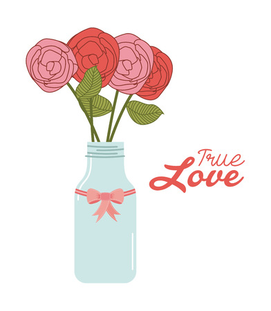 mason jar design, vector illustration   graphicのイラスト素材