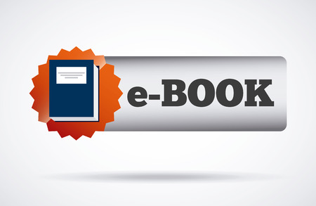 e-book button design, vector illustration   graphicのイラスト素材