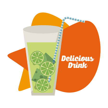 delicious drink design, vector illustration eps10 graphicのイラスト素材