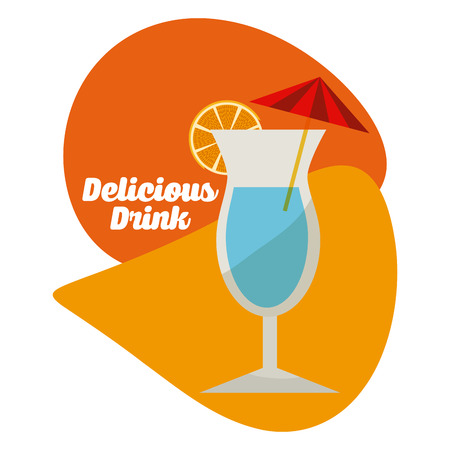 delicious drink design, vector illustration eps10 graphicのイラスト素材