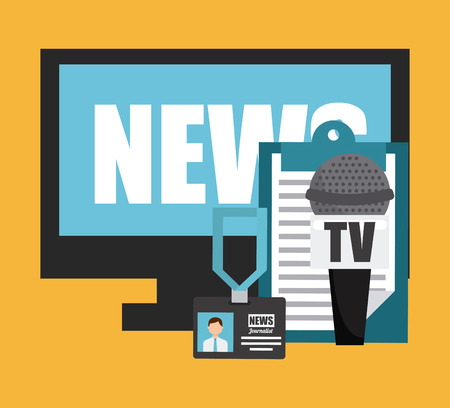 news breaking design, vector illustration eps10 graphicのイラスト素材