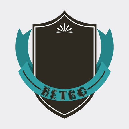 retro ribbons design, vector illustration eps10 graphicのイラスト素材
