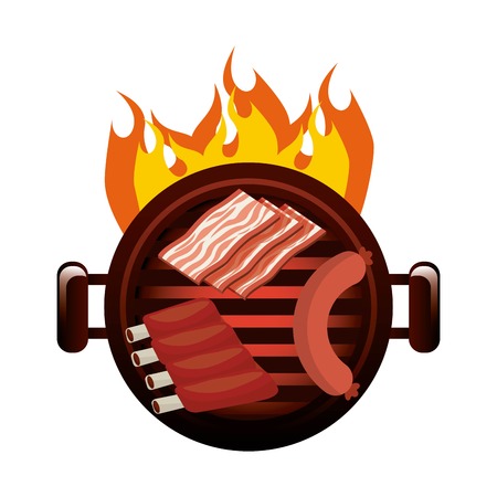 butchery house design, vector illustration eps10 graphicのイラスト素材