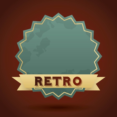 retro ribbons design, vector illustration eps10 graphicのイラスト素材