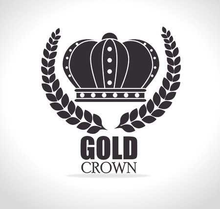 Crown digital design, vector illustration eps 10.のイラスト素材