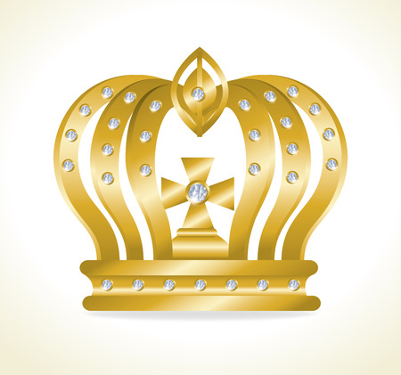 Crown digital design, vector illustration eps 10.のイラスト素材