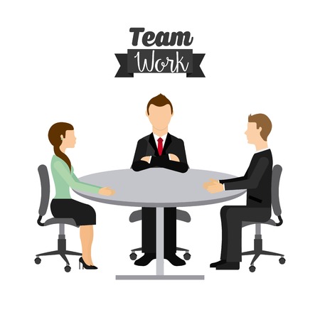 team work design, vector illustration eps10 graphicのイラスト素材