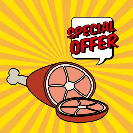 butchery house design, vector illustration eps10 graphicのイラスト素材