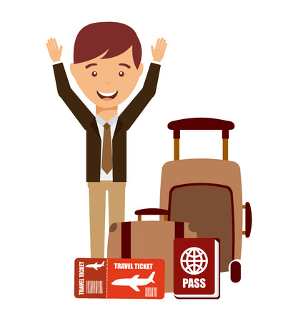 travel vacations  design, vector illustration eps10 graphicのイラスト素材