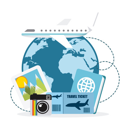 travel vacations  design, vector illustration eps10 graphicのイラスト素材