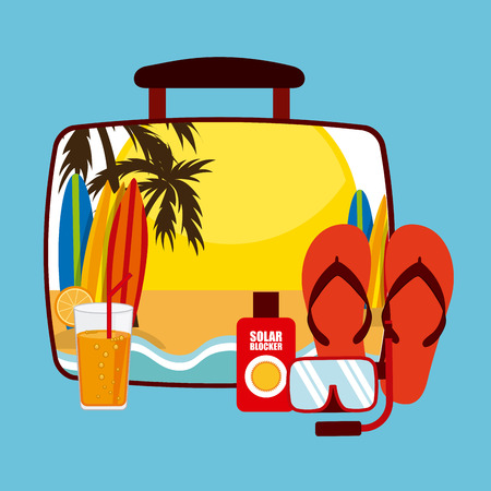 travel vacations  design, vector illustration eps10 graphicのイラスト素材