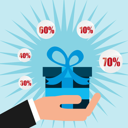 gift box design, vector illustration eps10 graphicのイラスト素材