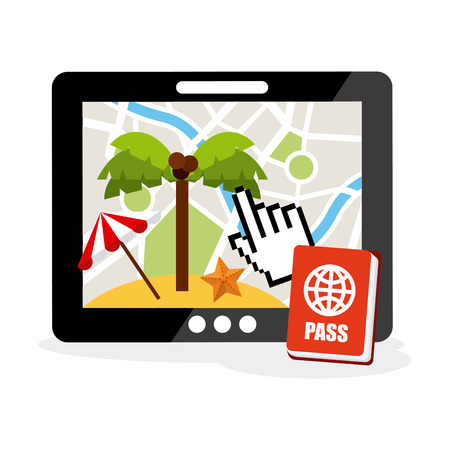 travel vacations  design, vector illustration eps10 graphicのイラスト素材