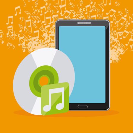 music player design, vector illustration eps10 graphicのイラスト素材