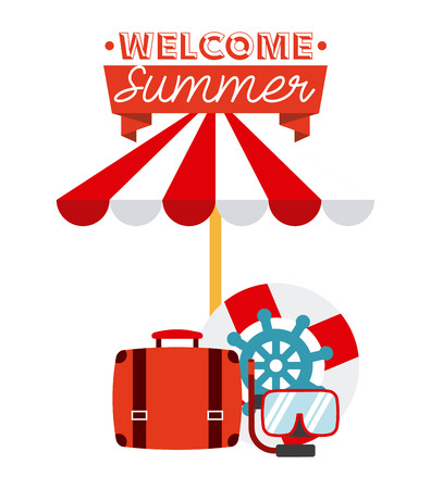 travel vacations design, vector illustration eps10 graphicのイラスト素材