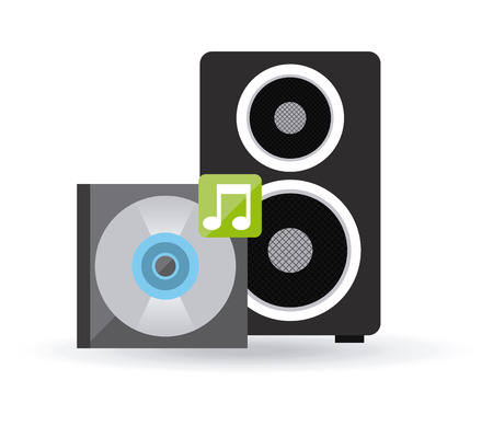 music player design, vector illustration eps10 graphicのイラスト素材
