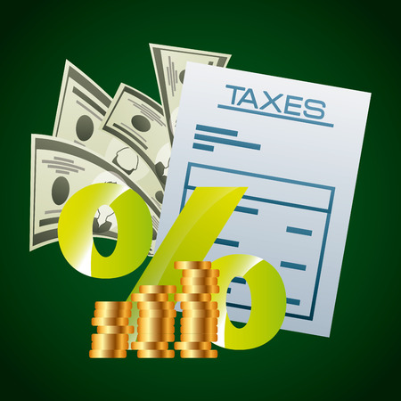 taxes concept design, vector illustration eps10 graphicのイラスト素材