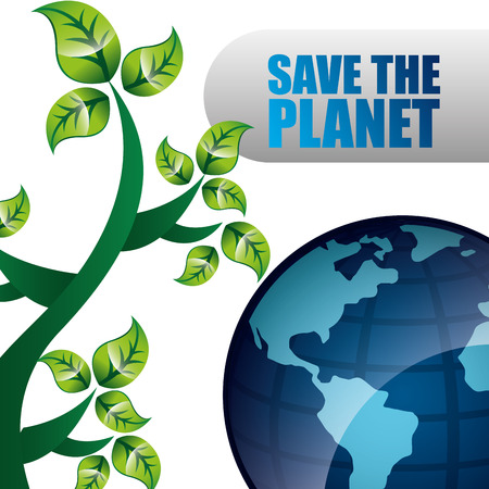 save the planet design, vector illustration eps10 graphicのイラスト素材