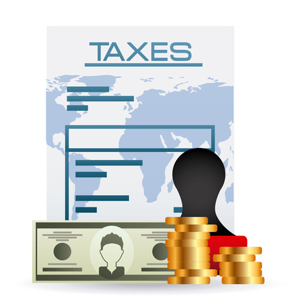 taxes concept design, vector illustration eps10 graphicのイラスト素材