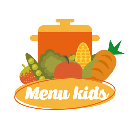 delicious food design, vector illustration eps10 graphicのイラスト素材