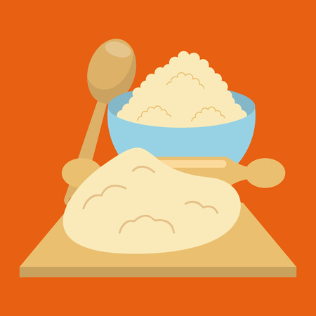 homemade delights design, vector illustration eps10 graphicのイラスト素材