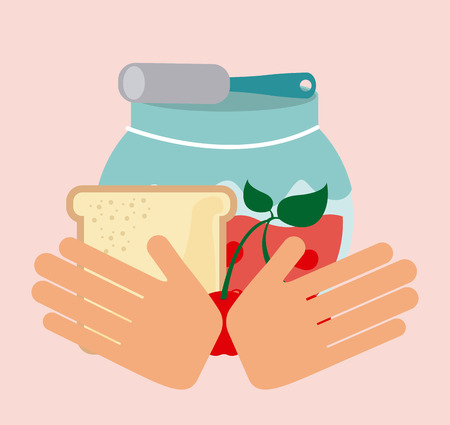 homemade delights design, vector illustration eps10 graphicのイラスト素材