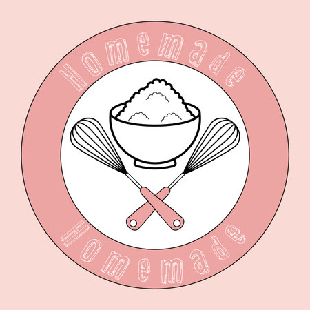 homemade delights design, vector illustration eps10 graphicのイラスト素材