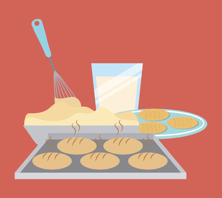 homemade delights design, vector illustration eps10 graphicのイラスト素材